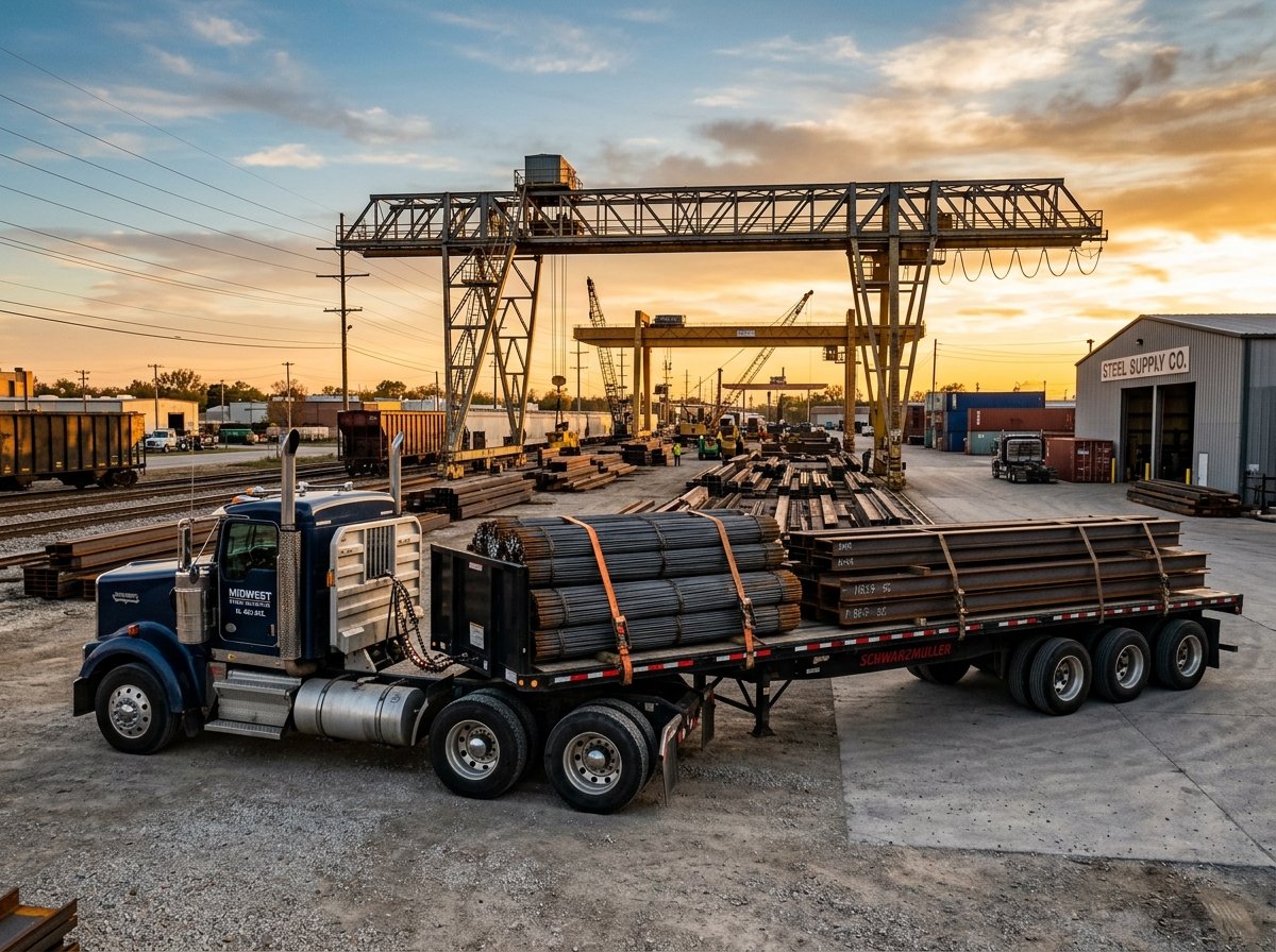 Logistics You Can Count On - Heavy flatbed transport